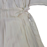 Reformation Womens Ivory Wrap Maxi Dress Lightweight & Flowy Elegant Style Sz XS