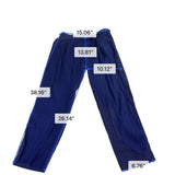 Tommy Bahama Womens Blue Linen-Blend Pants Tie Waist Relaxed Fit Size 8 