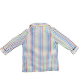 Lory Womens Pastel Houndstooth Open Front Blazer Jacket Size L