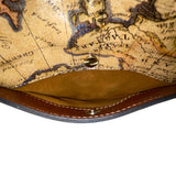 Patricia Nash Women’s European Map Leather Tassel Adjustable Strap Crossbody Bag
