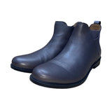 Hotter Women’s Metallic Gray Leather York Ankle Boots Size 8.5