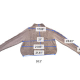 Rachel Zoe Womens Beige Cable Knit Cropped Turtleneck Sweater Size S
