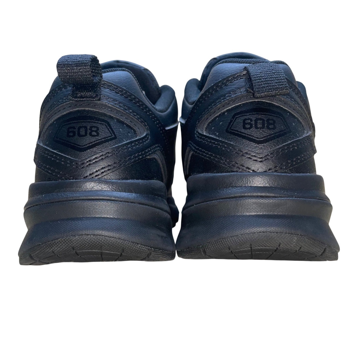 New Balance Unisex Black Leather MX608AB5 Slip-Resistant Work Training Shoes Siz
