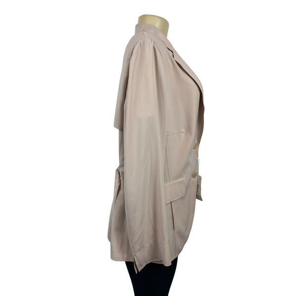 AKRIS Punto Women's Pink Blazer Jacket Sz 16 - NWT