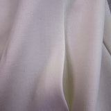 Julian Taylor Womens White Long Jacket With Black Trim Button Front  Size 14
