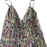 J.Crew Women Multicolor Cotton Maxi Sundress Floral Sleeveless Size 2