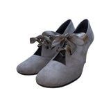 Aerosoles Women’s Taupe Suede Lace-Up Heeled Minor Role Booties Size 8M