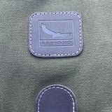 S Beyond Unisex Olive Canvas Adjustable Strap Leather Accents Crossbody Bag