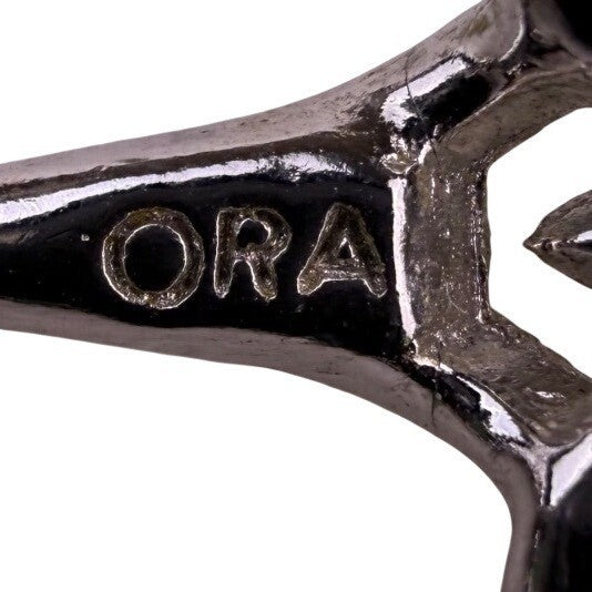 Ora Womens Silver Tone Rhinestone Dangle Clip-On Earrings Vintage Jewelry