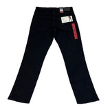 Lucky Brand Mens 412 Athletic Slim Jeans Black Mid Rise Stretch Sz 34x32 - New