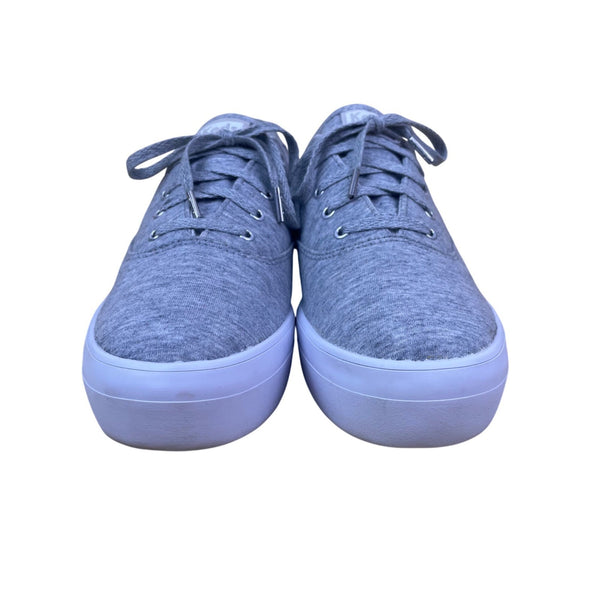 Keds Women’s Gray Canvas Lace-Up Sneakers Dream Foam Casual Shoes Size 8.5