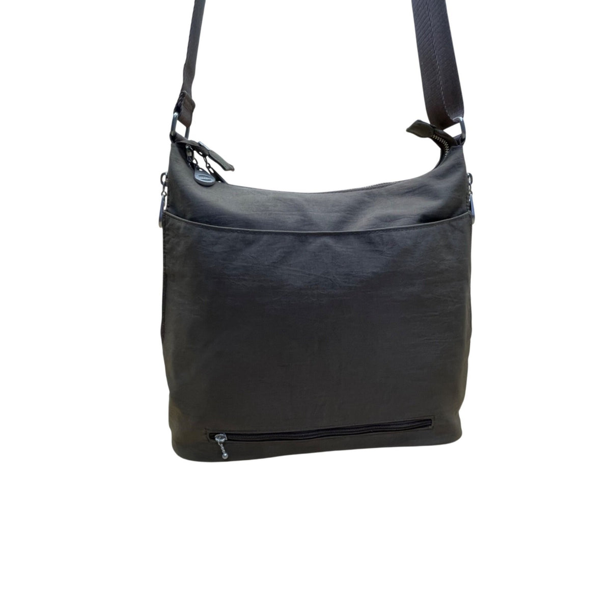 Baggallini Women’s Brown Nylon Adjustable Strap Crossbody Bag