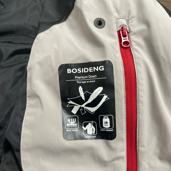 Bosideng Women's Gray Hooded Puffer Coat Long Length Winter Outerwear Sz 2