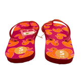Noteworthy Girls Pink Foam Rubber Duck Theme Spa Retreat Flip Flops Size S 5/6