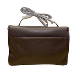 Josephine Women’s Dark Brown Faux Leather Adjustable Strap Crossbody Handbag