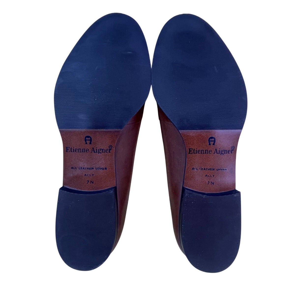 Etienne Aigner Women’s Brown Woven Upper Leather Ally Tassel Loafers 7N - New