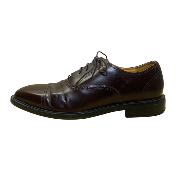 Rockport Men’s Burgundy Genuine Leather Cap Toe Reserve Oxford Shoes 9M