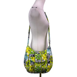 Vera Bradley Women’s Multicolor Quilted Floral Adjustable Strap Crossbody Bag