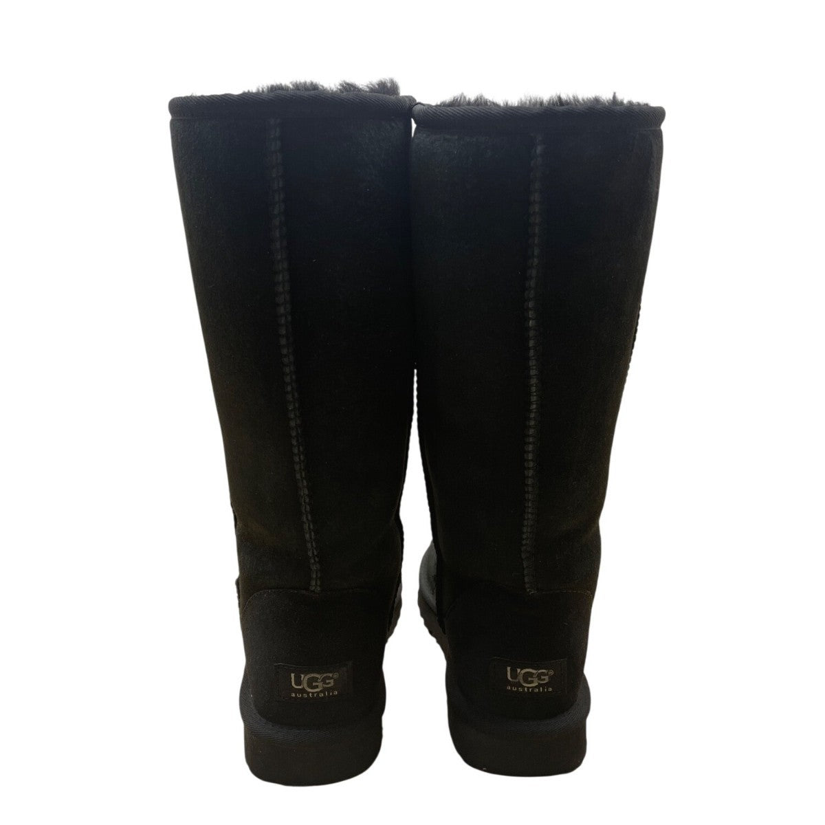 Ugg Pure Women’s Black Suede Sheepskin Cozy Warm Classic Tall Boots Size 8