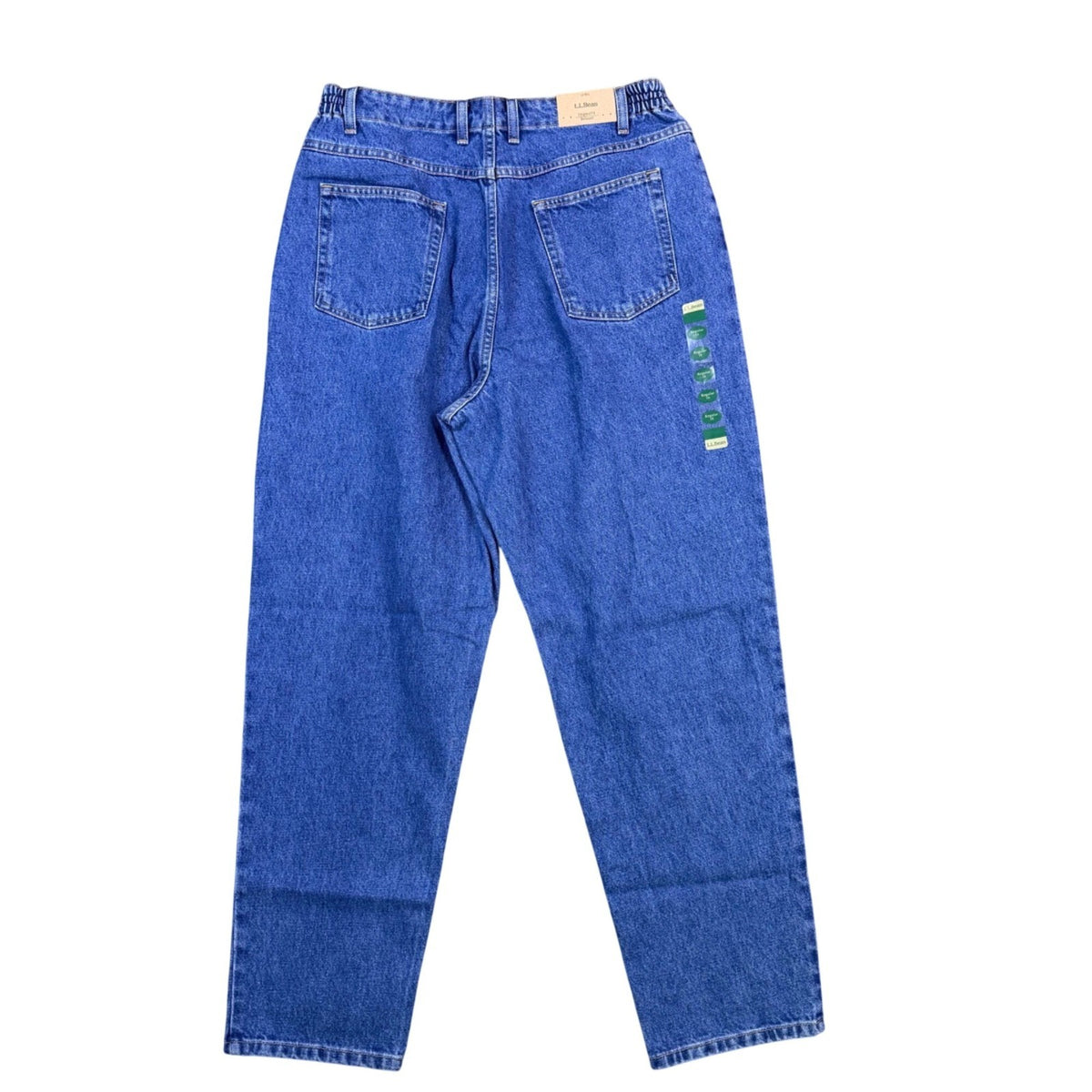 L.L.Bean Womens Blue Denim Jeans Original Fit With Relaxed Style Size 18