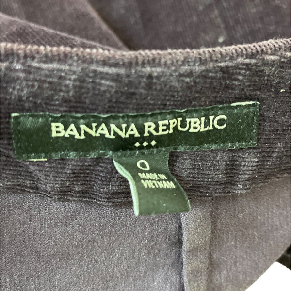 Banana Republic Women's Purple Corduroy Tube Skirt Sz 0