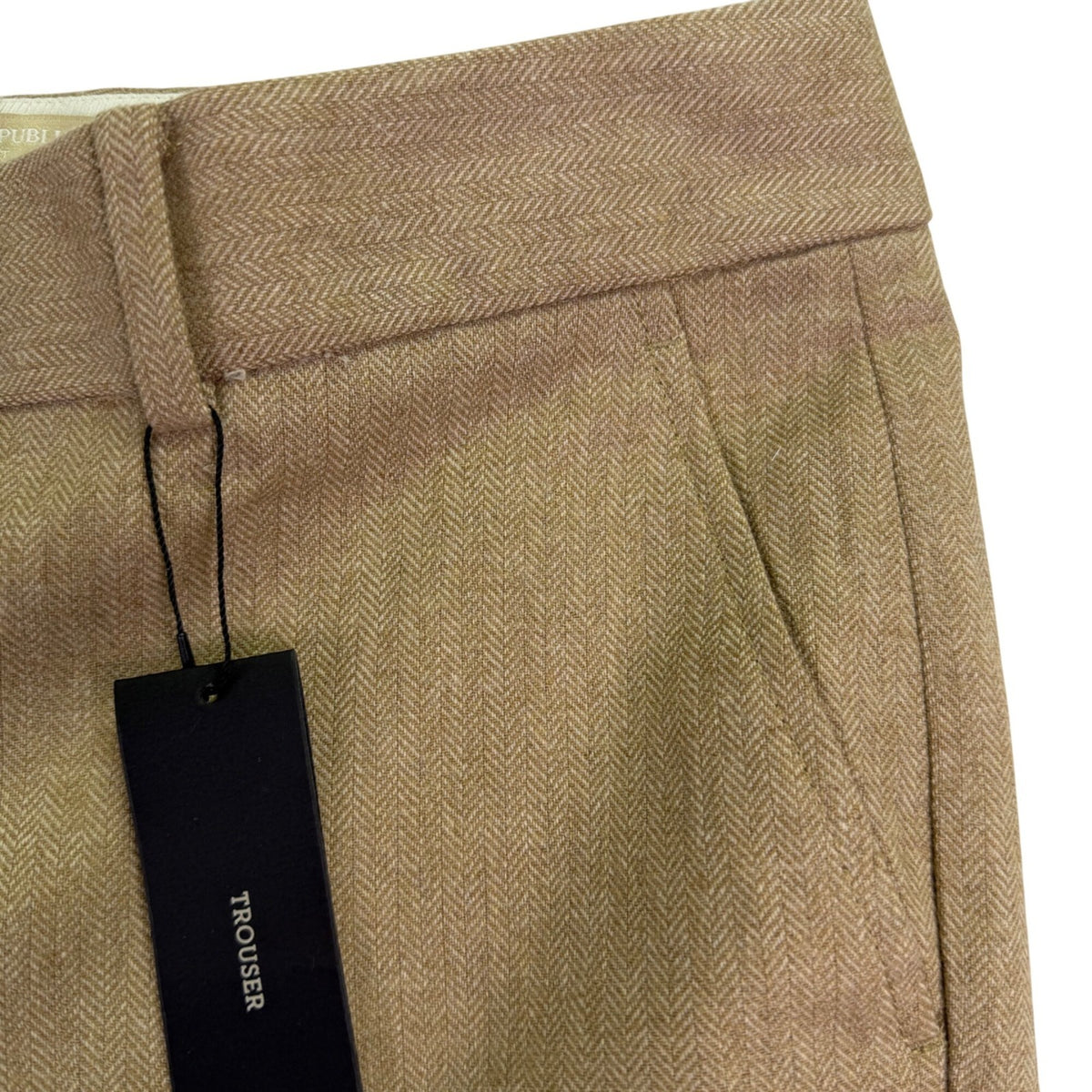 Banana Republic Womens Camel Trousers Wool Blend Martin Fit Dress Wear Size 8