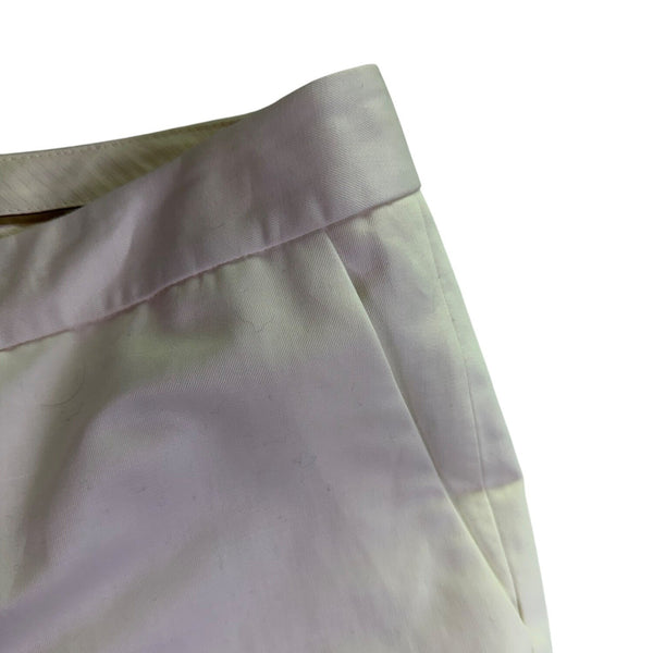 Brooks Brothers Womens White Caroline Fit Mid-Rise Dress Pants Size 12