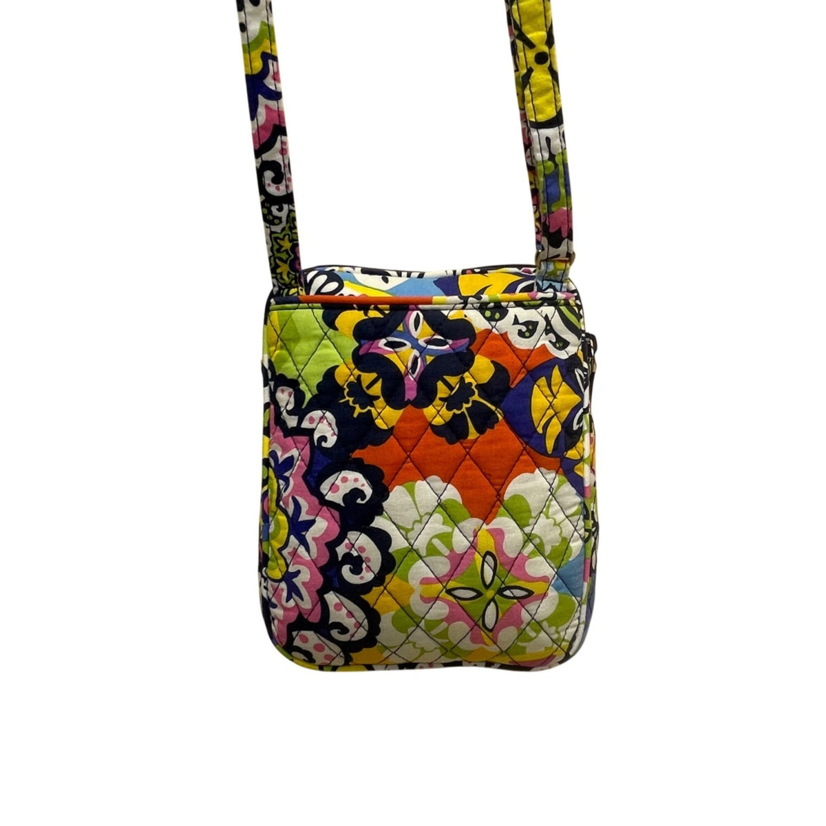 Vera Bradley Women’s Multicolor Quilted Floral Adjustable Strap Crossbody Bag