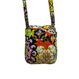Vera Bradley Women’s Multicolor Quilted Floral Adjustable Strap Crossbody Bag