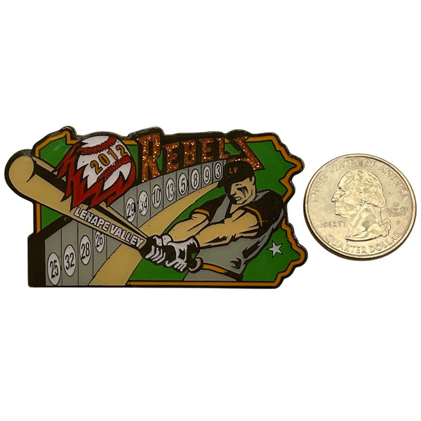 2012 Lenape Valley Rebels Cooperstown Baseball Pin Collectible