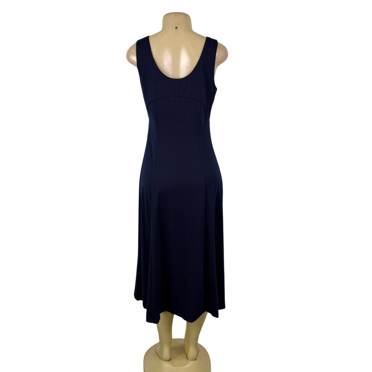 Cupshe Womens Navy Blue Sleeveless Midi Empire Waist Dress  Sz S - New