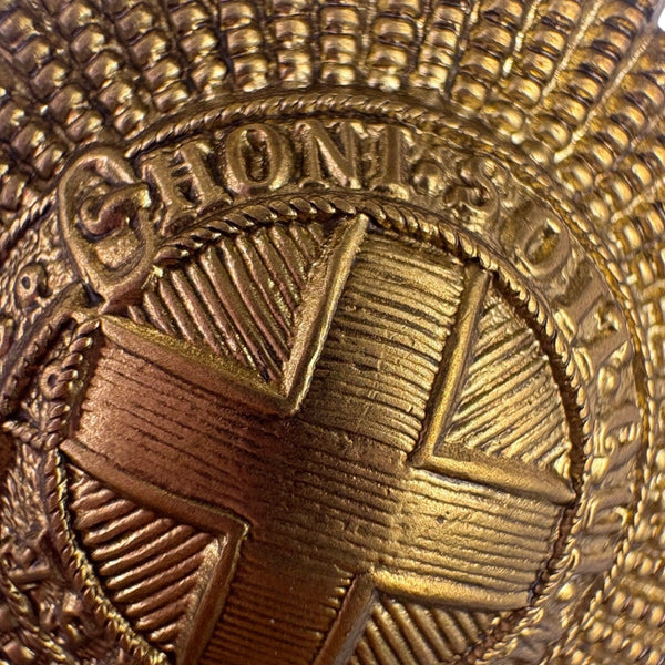 United Kingdom Gold Tone Coldstream Guards Cap Badge Collector’s Item Replica