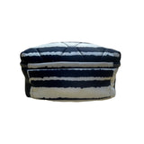 Lug Bebop Women’s Navy & White Adjustable Strap Quilted Striped Crossbody Bag