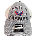 Fanatics Mens Gray/White Mesh Polyester NHL Hat OS
