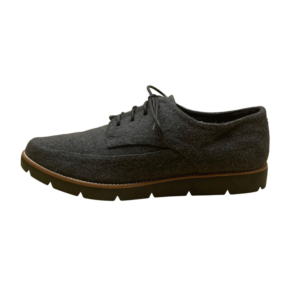 Rocket Dog Men’s Charcoal Gray Casual Lace-Up Wool Oxford Shoes Size 11