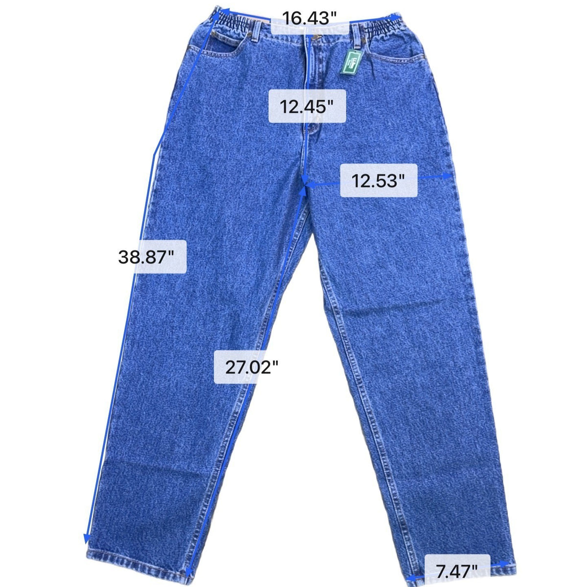 L.L.Bean Womens Blue Denim Jeans Original Fit With Relaxed Style Size 18