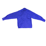 Vintage Evan-Picone Womens Blue Long Sleeve Tie Neck Blouse Size 8