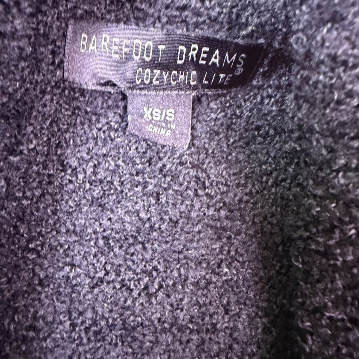 Barefoot Dreams Womens Gray Open Front Long Sleeve Knit Cardigan Size XS