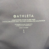 Athleta Womens Gray Salutation Stash Flare Pants With Pockets Size L