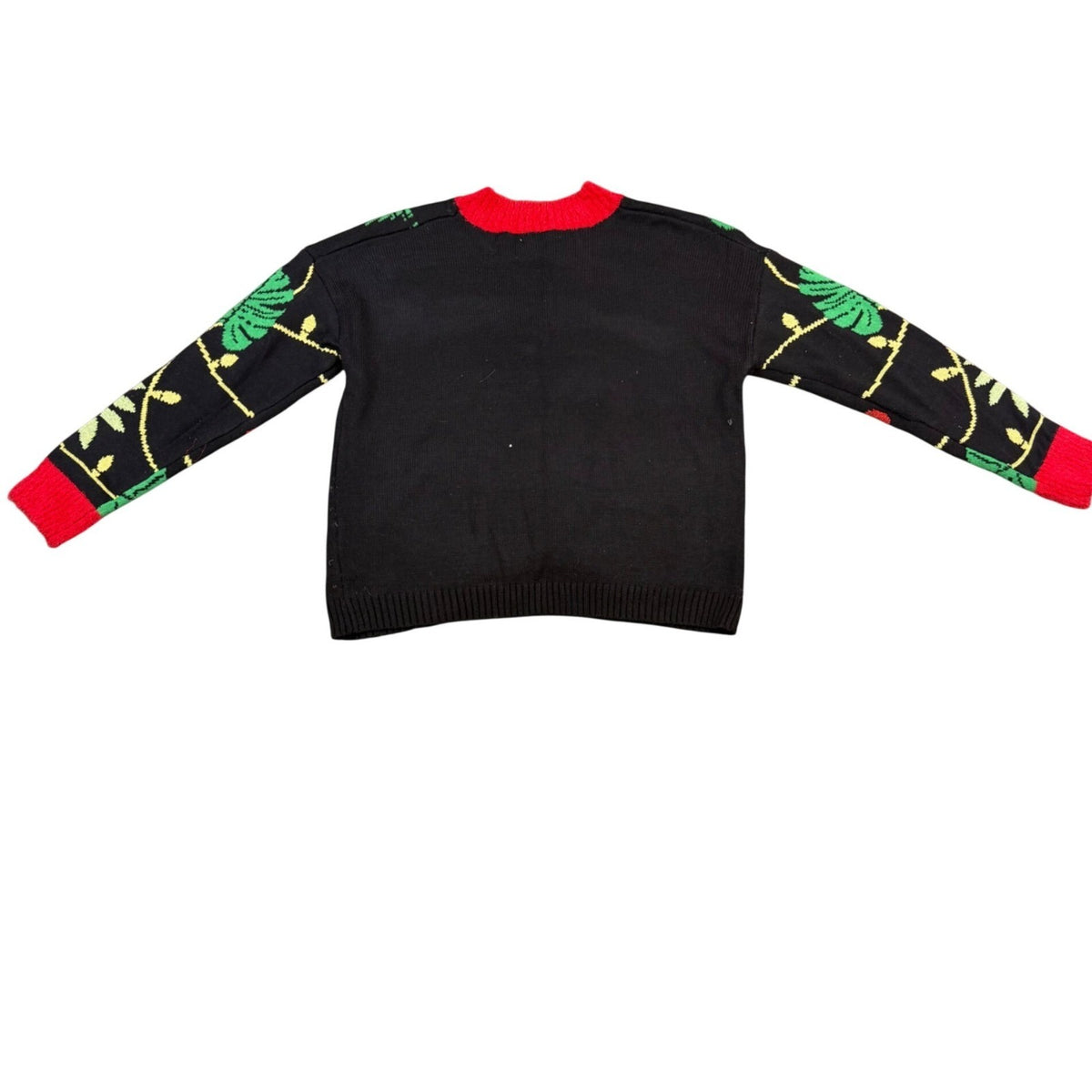Celebrate Together Womens Black Festive Flamingo Holiday Sweater Size XXL