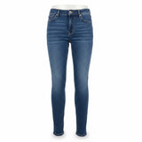 American Eagle Womens Blue Denim Super Stretch Skinny Jeans Size 8 Regular Fit