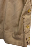 The Havanera Co Mens Beige Guayabera Shirt With Embroidery Size XL