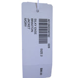 Chicos Womens Ivory Braxton Blazer Mandarin Collar Lightweight Size 2