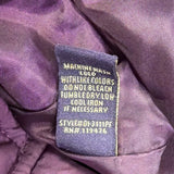 U.S. Polo Assn. Womens Purple Puffer Jacket With Hood Large Zippered
