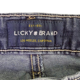 Lucky Brand Womens Dark Blue Denim Jeans Mid Rise Stretch Slim Fit Size 10/30 