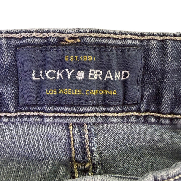 Lucky Brand Womens Dark Blue Denim Jeans Mid Rise Stretch Slim Fit Size 10/30 
