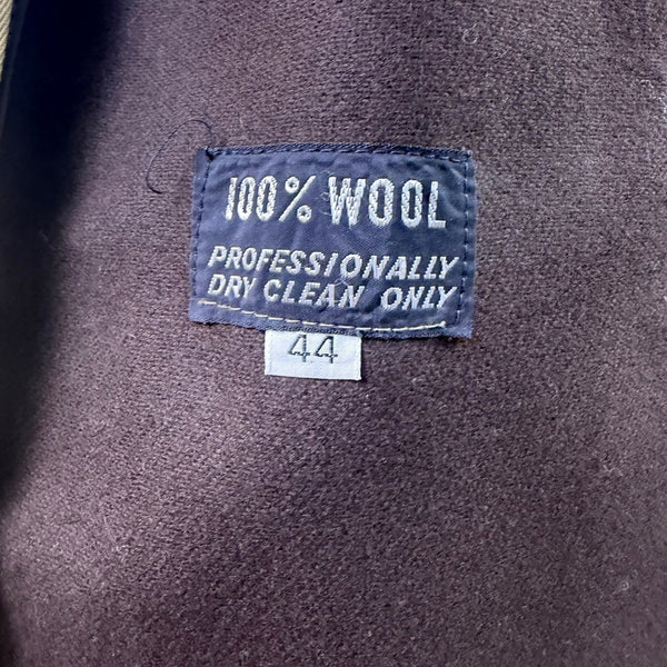 Vintage Christian D Mens Beige Trench Coat  Belted Classic Size 44R