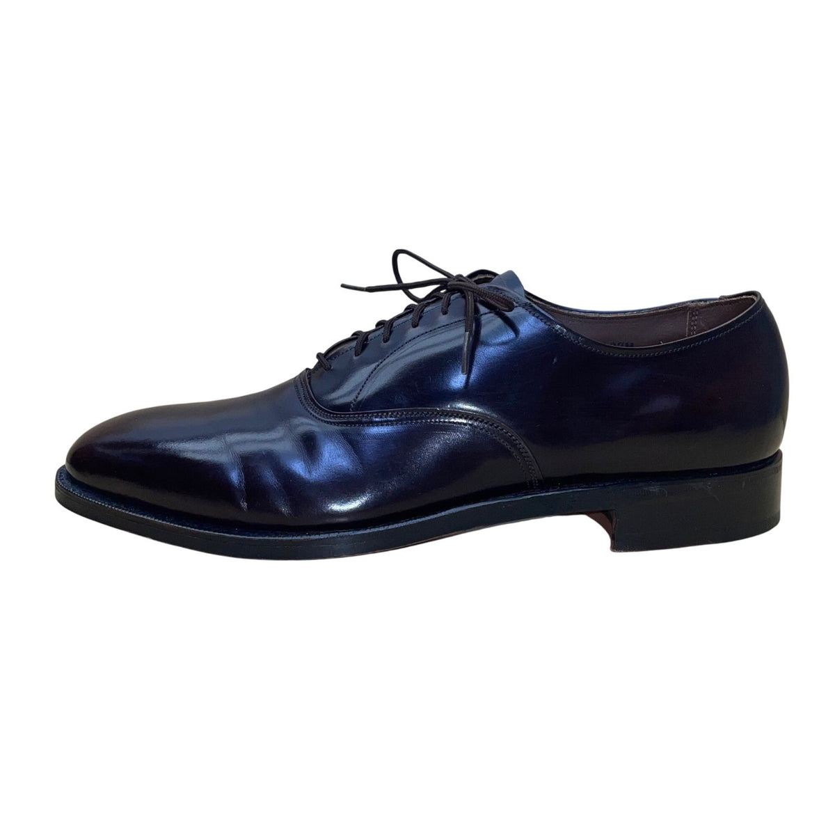 Cordwainer Men’s Dark Brown Leather Lace-Up Oxford Dress Shoes Size 10.5 B