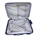 Triforce Navy Blue Telescopic Handle Build-in Scale Allure Collection Luggage