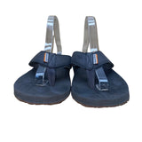 Grundéns Men’s Gray Foam Perforated Straps SeaDek Deckhand Flip-Flops Size 9